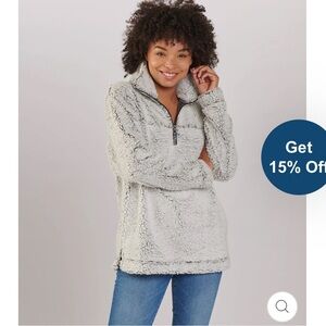 University of Colorado Buffaloes Sherpa quarter zip Pullover size medium